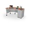Mooreco Instructor Desk Right 29.8"H x 60"W x 36.3"D Amber Cherry 91785-7919-PL - alternate 2